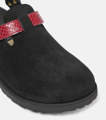 Tokio snake-effect suede clogs | Birkenstock 1774