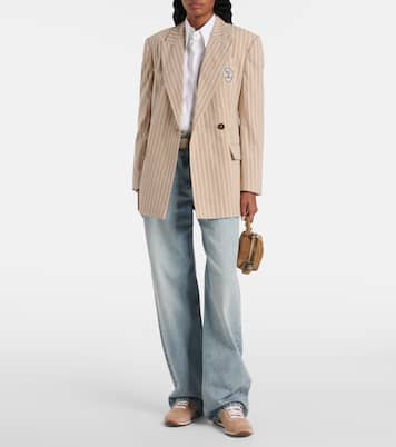 Sneakers in suede con monili | Brunello Cucinelli
