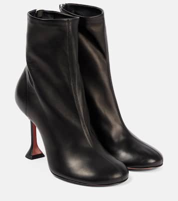 Ankle Boots Iris 95 aus Leder | Amina Muaddi