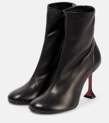 Ankle Boots Iris 95 aus Leder | Amina Muaddi