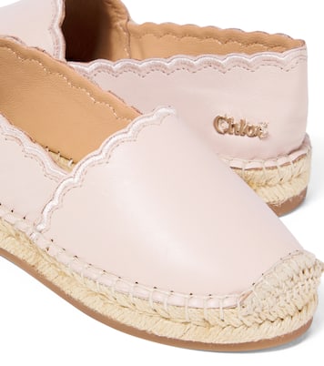 Espadrilles aus Leder | Chloé Kids