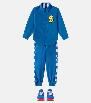 Reversible cotton-blend jacket | Stella McCartney Kids