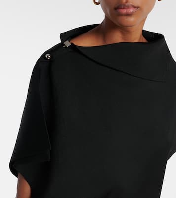 Top Trapèze drapeado asimétrico | Jacquemus