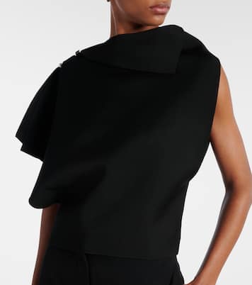 Top Trapèze drapeado asimétrico | Jacquemus