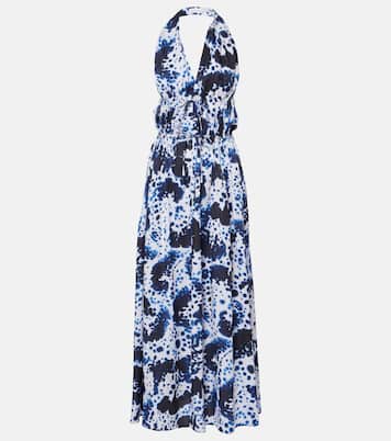 Abito lungo con stampa | Dries Van Noten