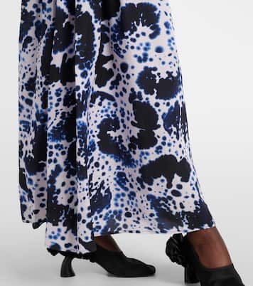 Abito lungo con stampa | Dries Van Noten