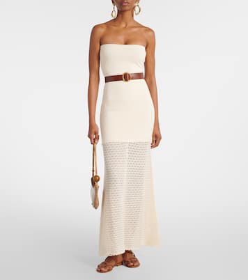 Romy crochet-trimmed maxi dress | Posse