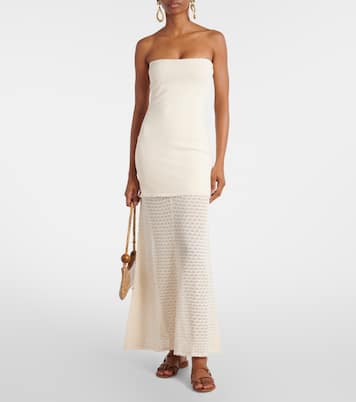 Romy crochet-trimmed maxi dress | Posse