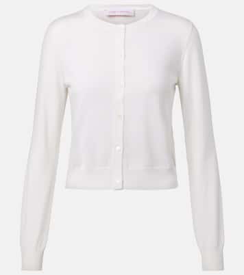 Cardigan in seta e cotone | Carolina Herrera