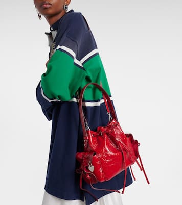 Multipocket Mini leather bucket bag | Acne Studios