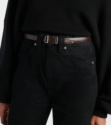 Manhattan leather belt | Khaite