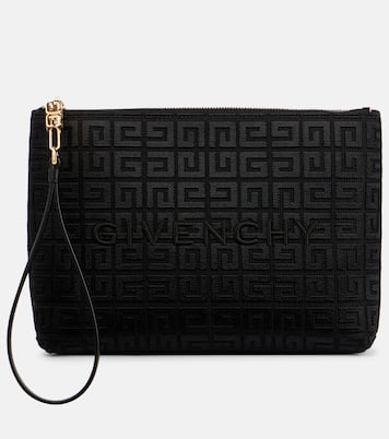 Pochette 4G in canvas con pelle | Givenchy