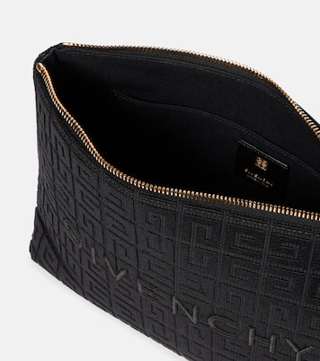 Pochette 4G in canvas con pelle | Givenchy