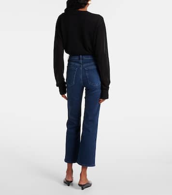 Reboot Crop high-rise bootcut jeans | Frame