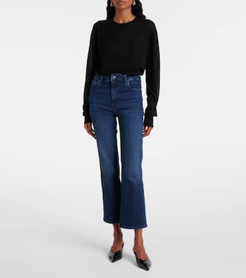 Reboot Crop high-rise bootcut jeans | Frame