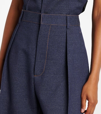 Melange wool straight pants | Bottega Veneta