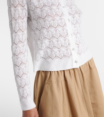 Cardigan aus Pointelle-Strick | Vince
