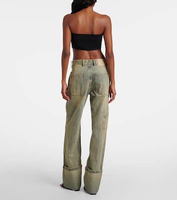 Faded wide-leg jeans | Entire Studios