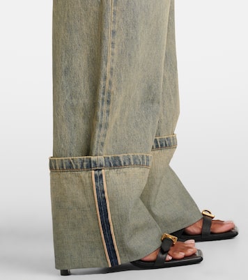 Faded wide-leg jeans | Entire Studios