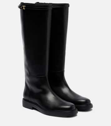 Leather knee-high boots | Tod's