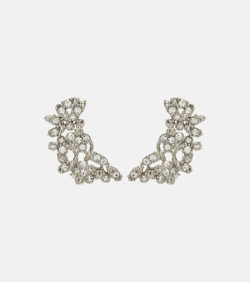 Crystal-embellished ear climbers | Jil Sander