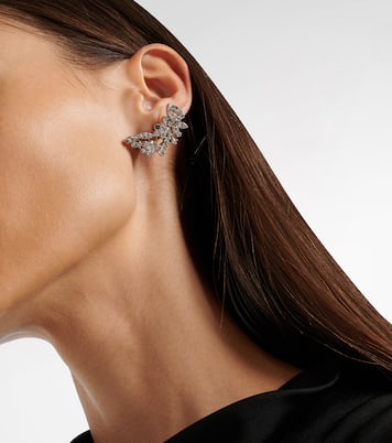 Crystal-embellished ear climbers | Jil Sander