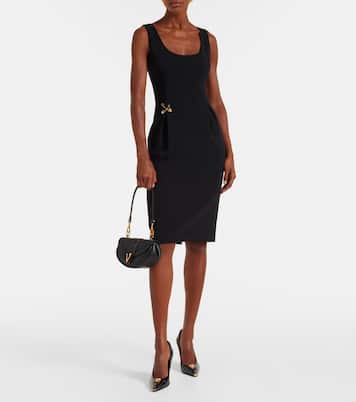Schultertasche Virtus Small aus Leder | Versace