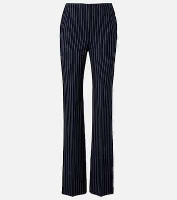 re/edit high-rise wool straight pants | Mugler