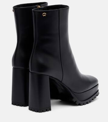 Botines con plataforma de piel | Gianvito Rossi