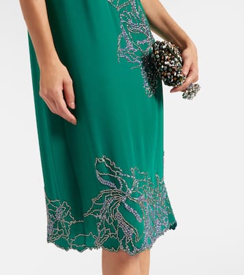 Beaded silk slip dress | Dries Van Noten