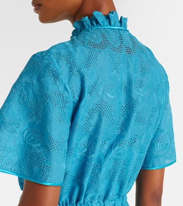 Cotton lace maxi dress | Valentino