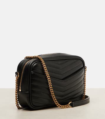 Lou 미니 마틀라세 레더 카메라 백 | Saint Laurent