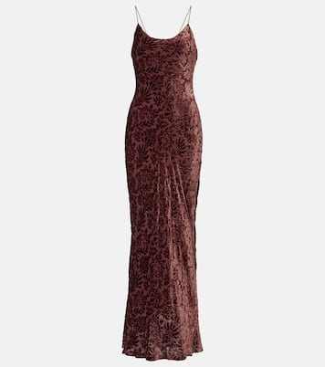 Abito lungo Jolynn in jacquard | Veronica Beard