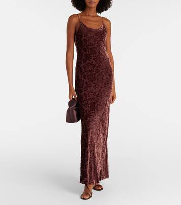 Abito lungo Jolynn in jacquard | Veronica Beard