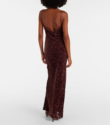 Abito lungo Jolynn in jacquard | Veronica Beard