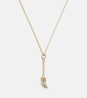 Collier en or 18 ct et prasiolite | FoundRae