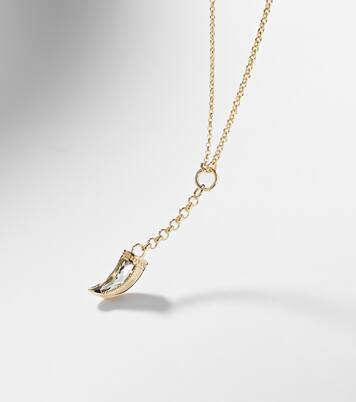 Collier en or 18 ct et prasiolite | FoundRae