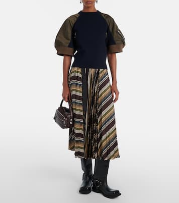 Paneled top | Sacai