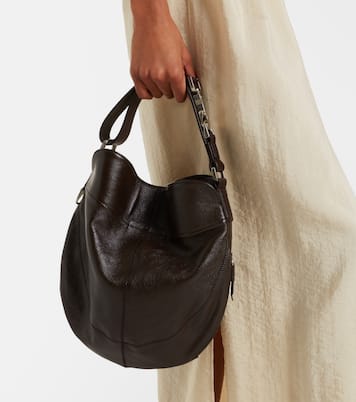 Schultertasche Quiver Clip Medium aus Leder | Lemaire