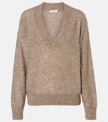 Sequined sweater | Brunello Cucinelli
