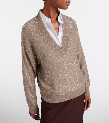 Sequined sweater | Brunello Cucinelli