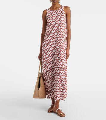 Paste printed midi dress | Max Mara