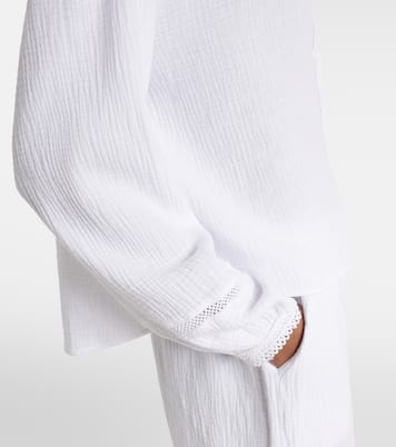 Taria cotton muslin shirt | Velvet