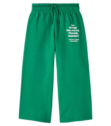 Printed cotton jersey sweatpants | Mini Rodini