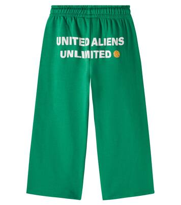 Printed cotton jersey sweatpants | Mini Rodini