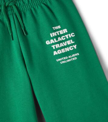 Printed cotton jersey sweatpants | Mini Rodini