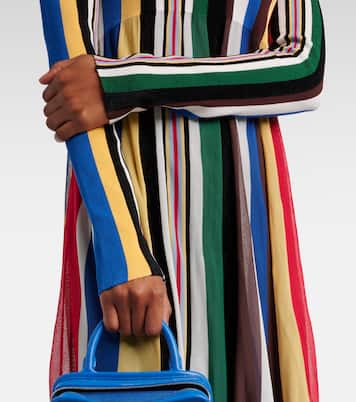 Ribbed-knit striped maxi dress | Loewe