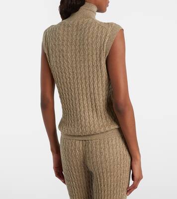 Bihar cable-knit sweater vest | Loro Piana
