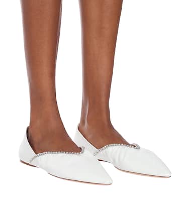 Embellished balllet flats | Miu Miu
