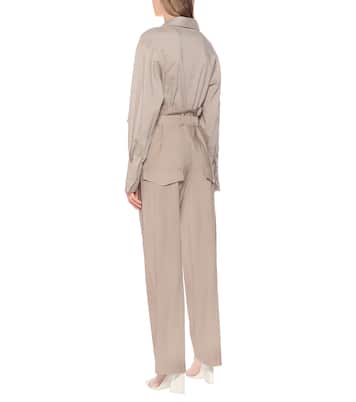 Wide-leg paperbag pants | LOW CLASSIC